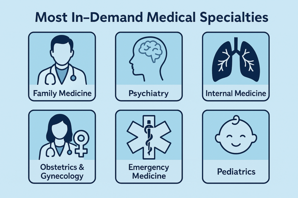 Spécialités médicales les plus demandées en Suisse